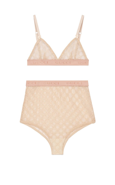 Gucci High waist GG Tulle Lingerie Set - Runway Catalog