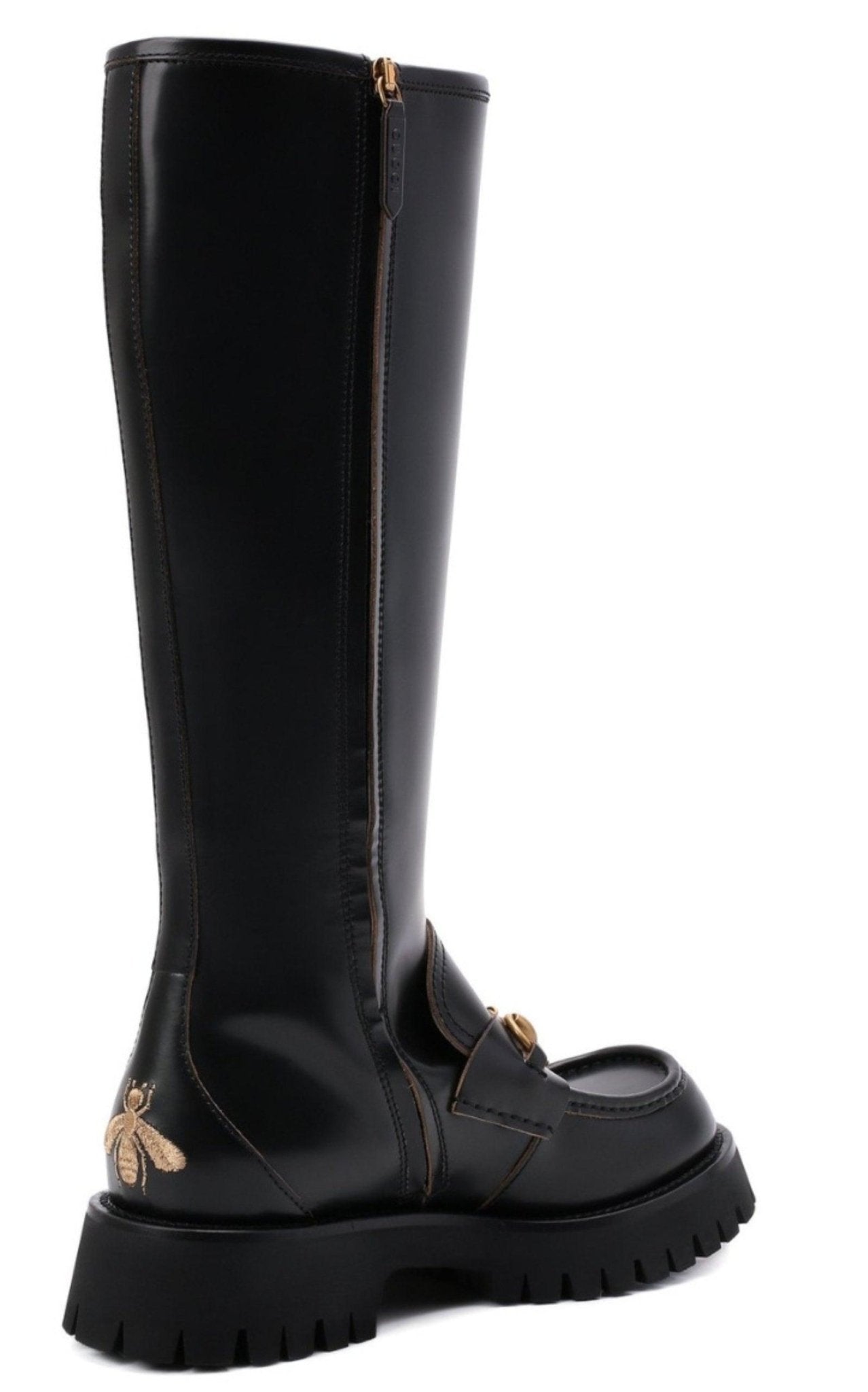 Gucci Horsebit Detail Knee-high Boots