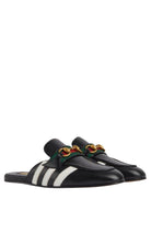 Gucci Horsebit x Adidas Leather Slipper in Black - Runway Catalog