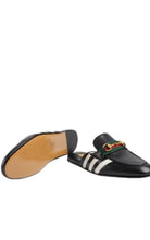 Gucci Horsebit x Adidas Leather Slipper in Black - Runway Catalog