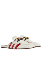 Gucci Horsebit x Adidas Lederslipper in Weiß – Runway-Katalog