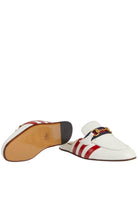 Gucci Horsebit x Adidas Lederslipper in Weiß – Runway-Katalog