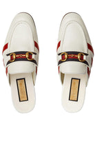 Gucci Horsebit x Adidas Lederslipper in Weiß – Runway-Katalog