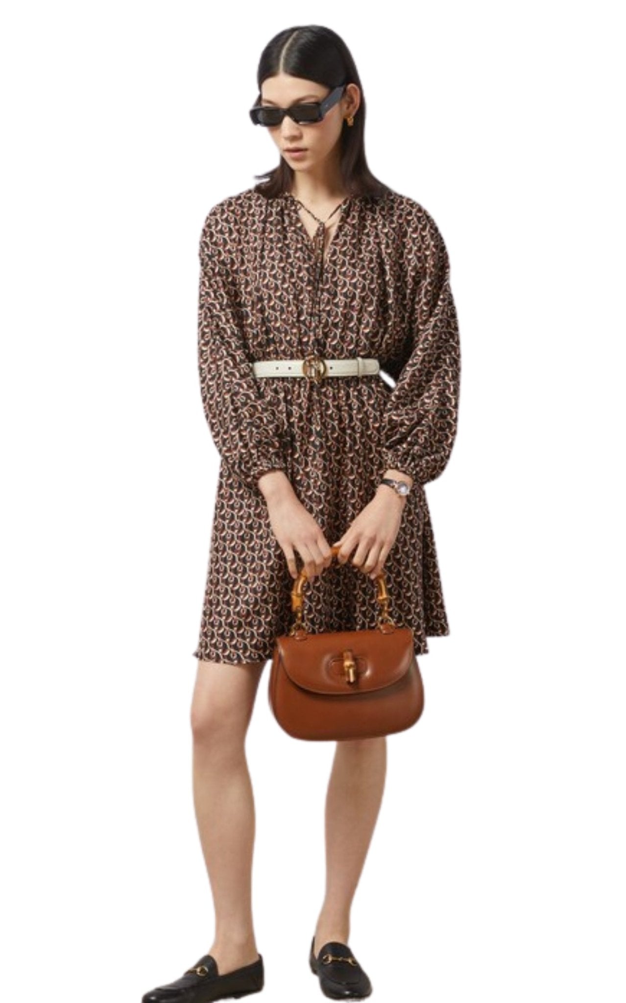 Gucci Interlocking G Silk Dress