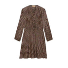 Gucci Interlocking G Chain Print Silk Dress - Runway Catalog