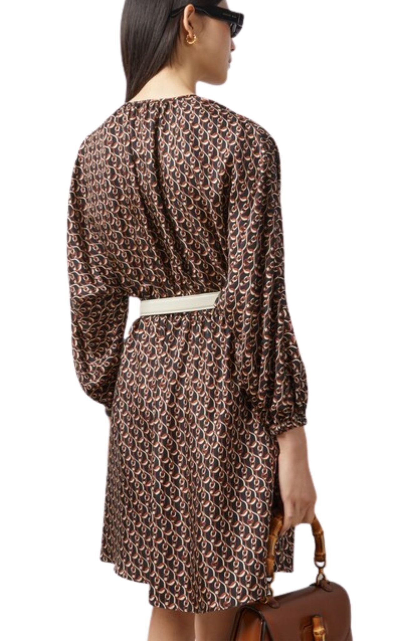 Gucci Interlocking G Silk Dress