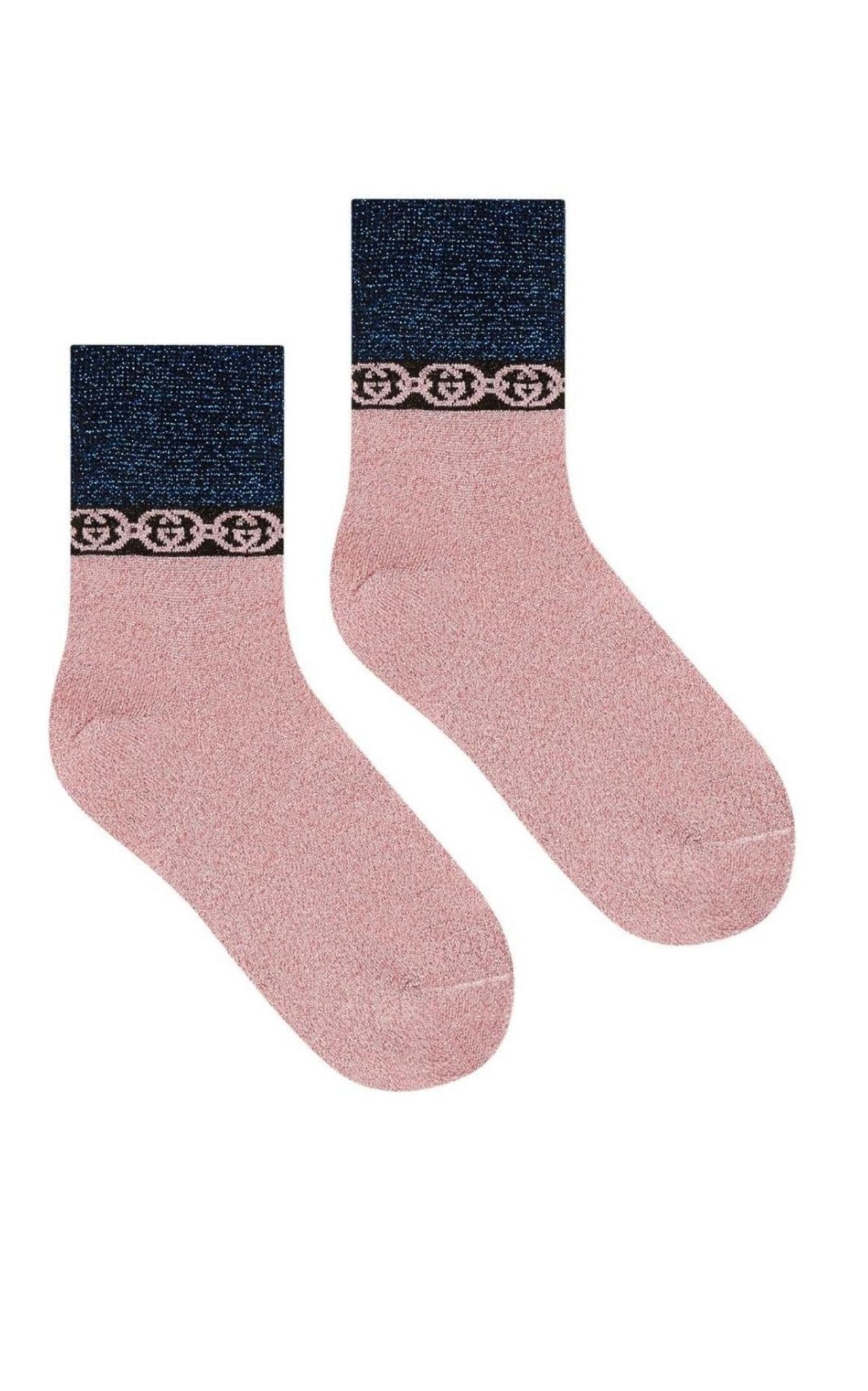 Gucci Interlocking G Chain - trimmed Socks - Runway Catalog