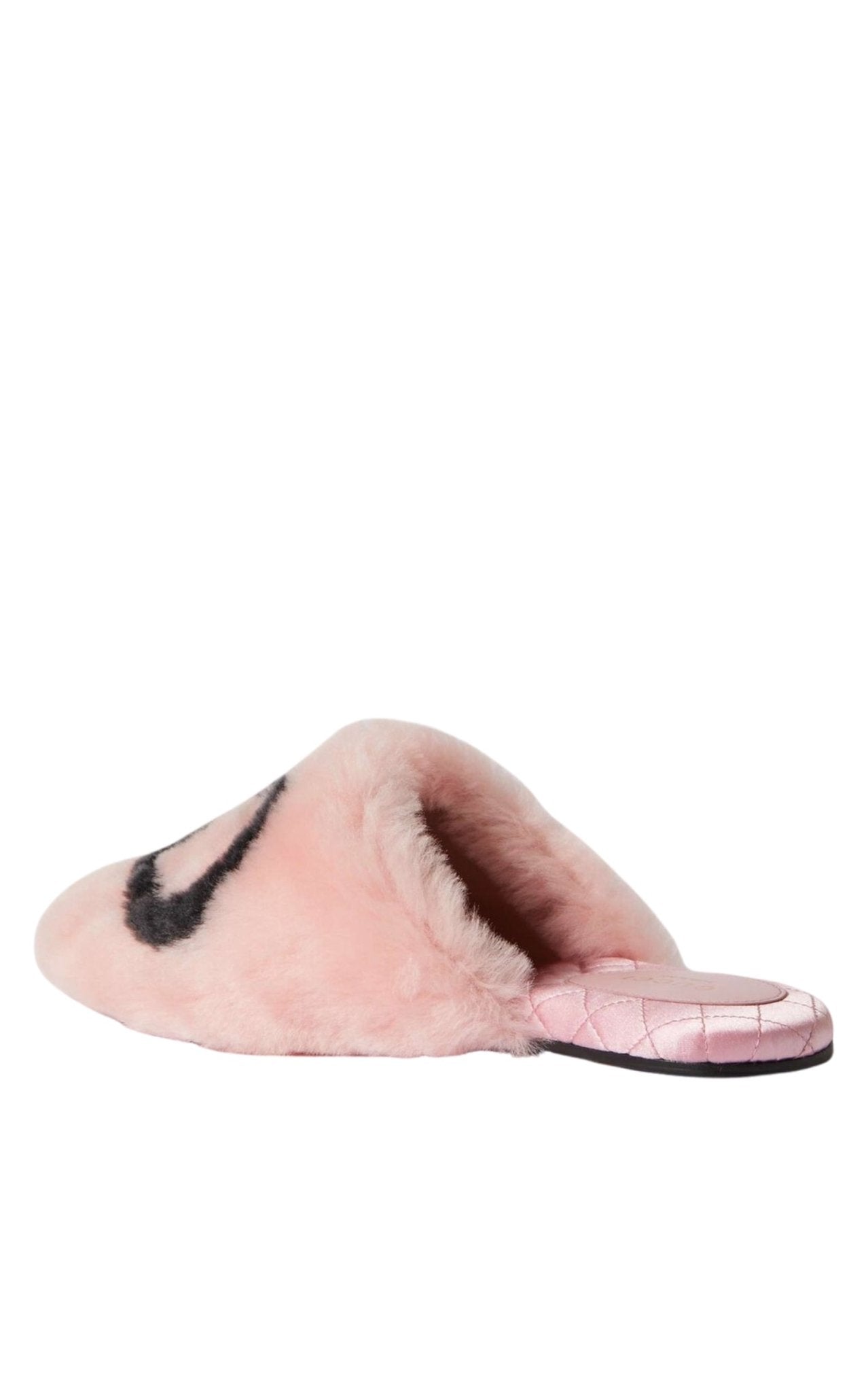 Gucci Interlocking G Faux Fur Slippers in Pink - Runway Catalog
