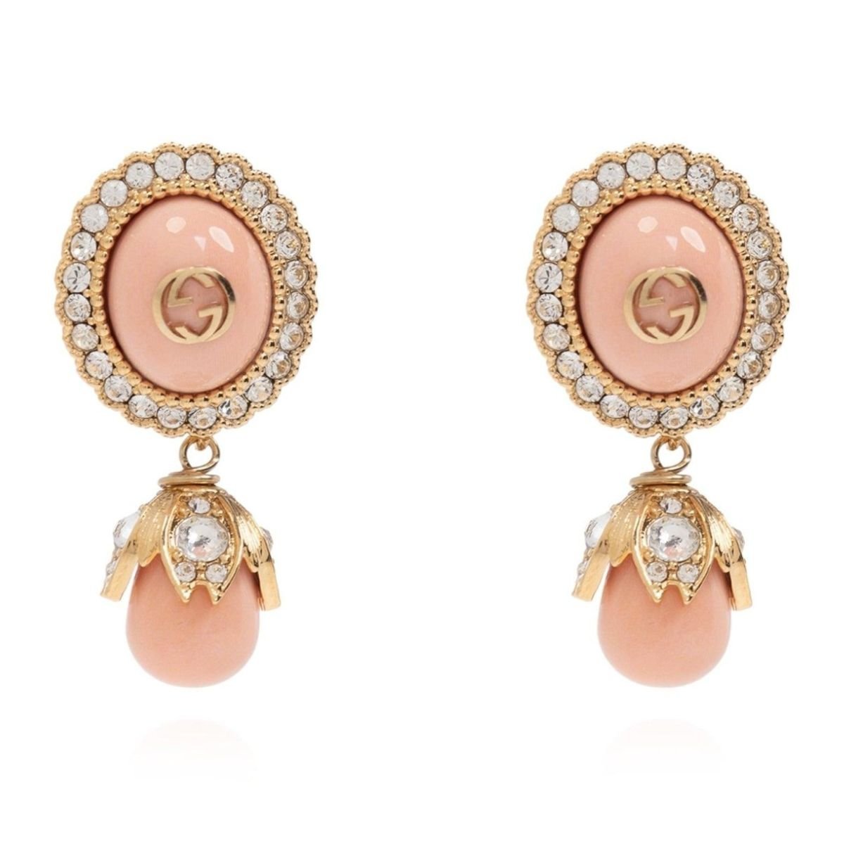 Gucci Interlocking G Pearl Earrings - Runway Catalog