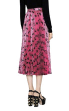 Gucci Iridescent Bow Lurex Pleated Skirt - Runway Catalog