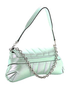 Gucci Iridescent Green Horsebit Chain Medium Shoulder Bag - Runway Catalog