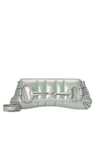Gucci Iridescent Green Horsebit Chain Medium Shoulder Bag - Runway Catalog