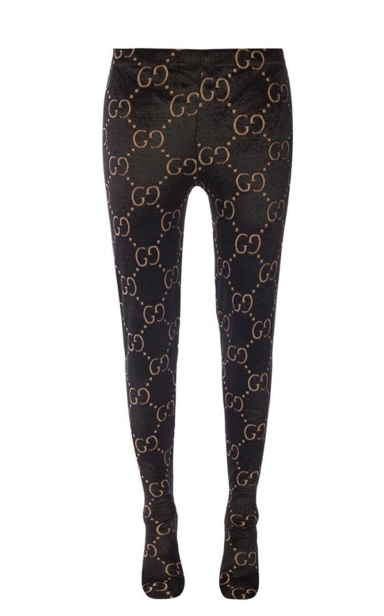Gucci Jacquard Logo Wool Tights