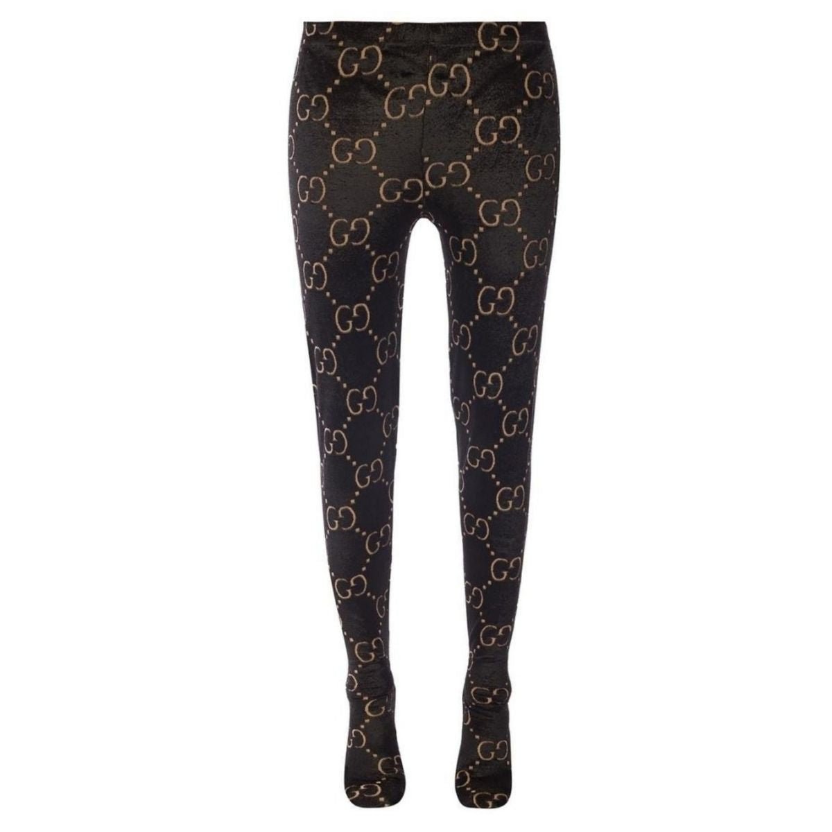 Gucci Jacquard Logo Wool Tights - Runway Catalog