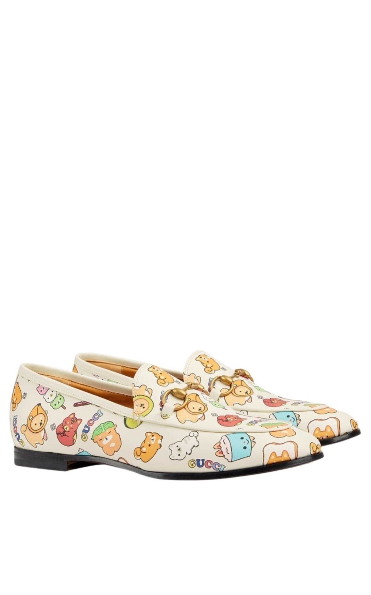 Gucci Jordaan Animal Print Loafer