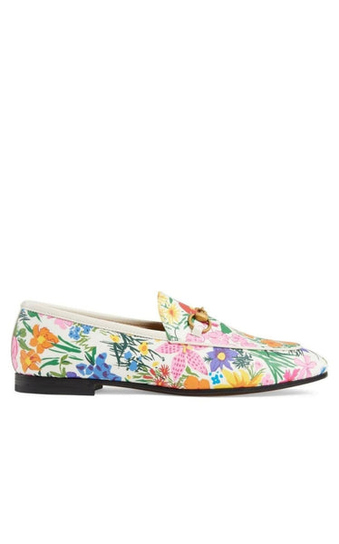 GUCCI フラワープリント ローファー gucci-ken-scott-jordaan-floral