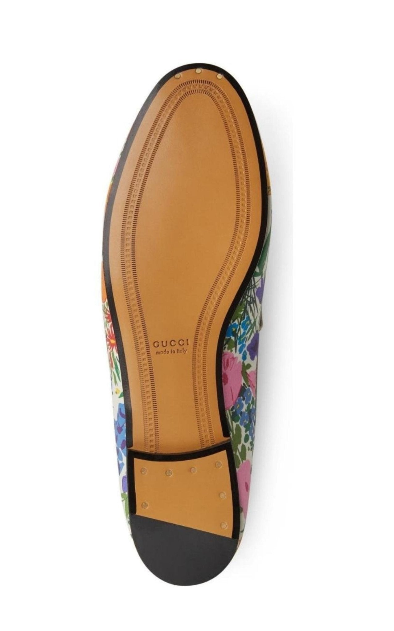 Gucci x Ken Scott Jordaan Floral Horsebit Leather Loafers