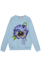 Gucci Ken Scott Print Cotton Crewneck Sweatshirt - Runway Catalog