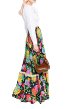 Gucci Ken Scott - Falda estampada de viscosa - Catálogo de pasarela