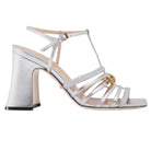 Gucci Ketty Metallic Leather Sandals - Runway Catalog