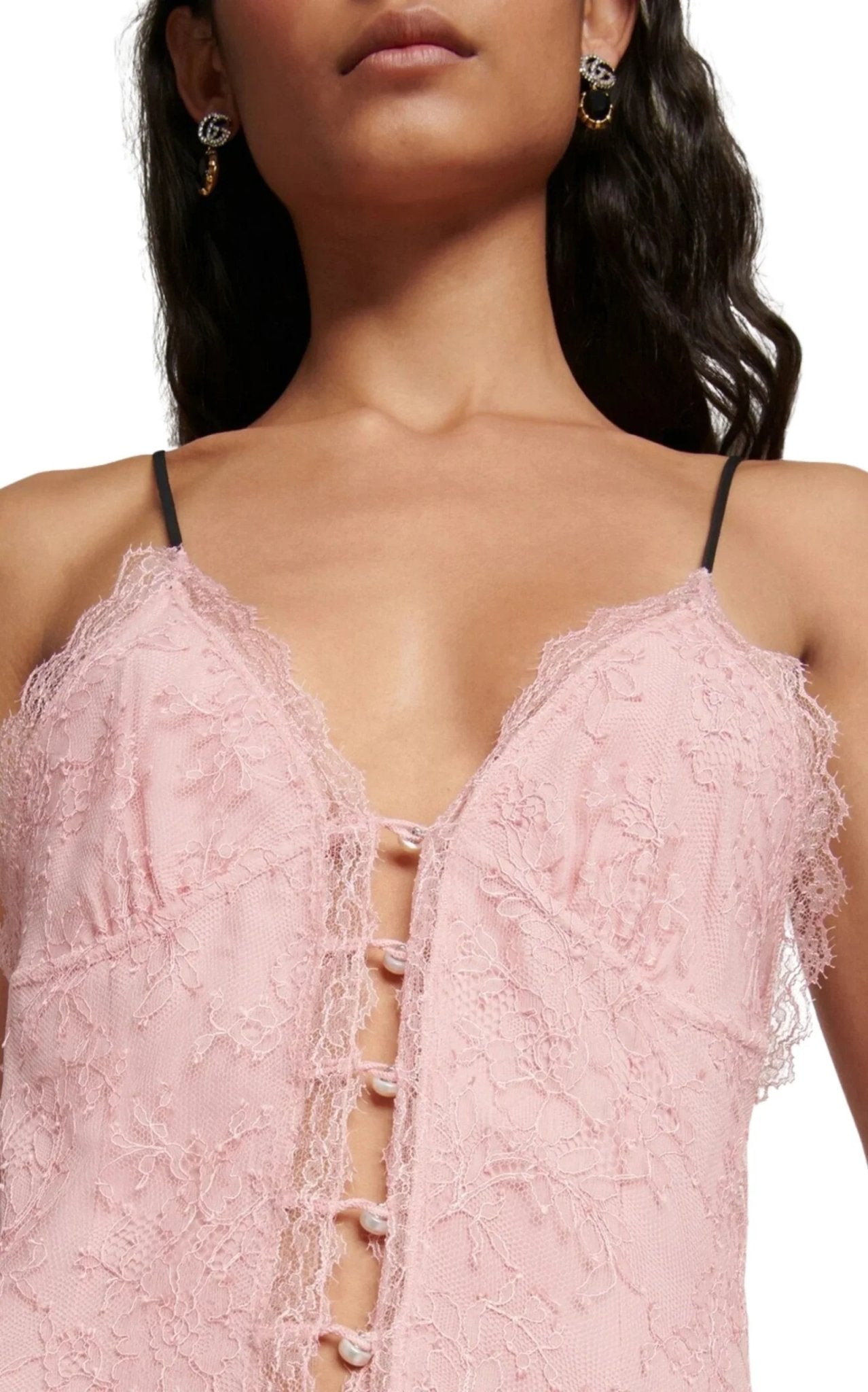 Gucci Lace Trimmed Lingerie Dress - Runway Catalog