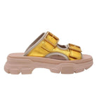 Gucci Leather Chunky Slide Sandals - Runway Catalog