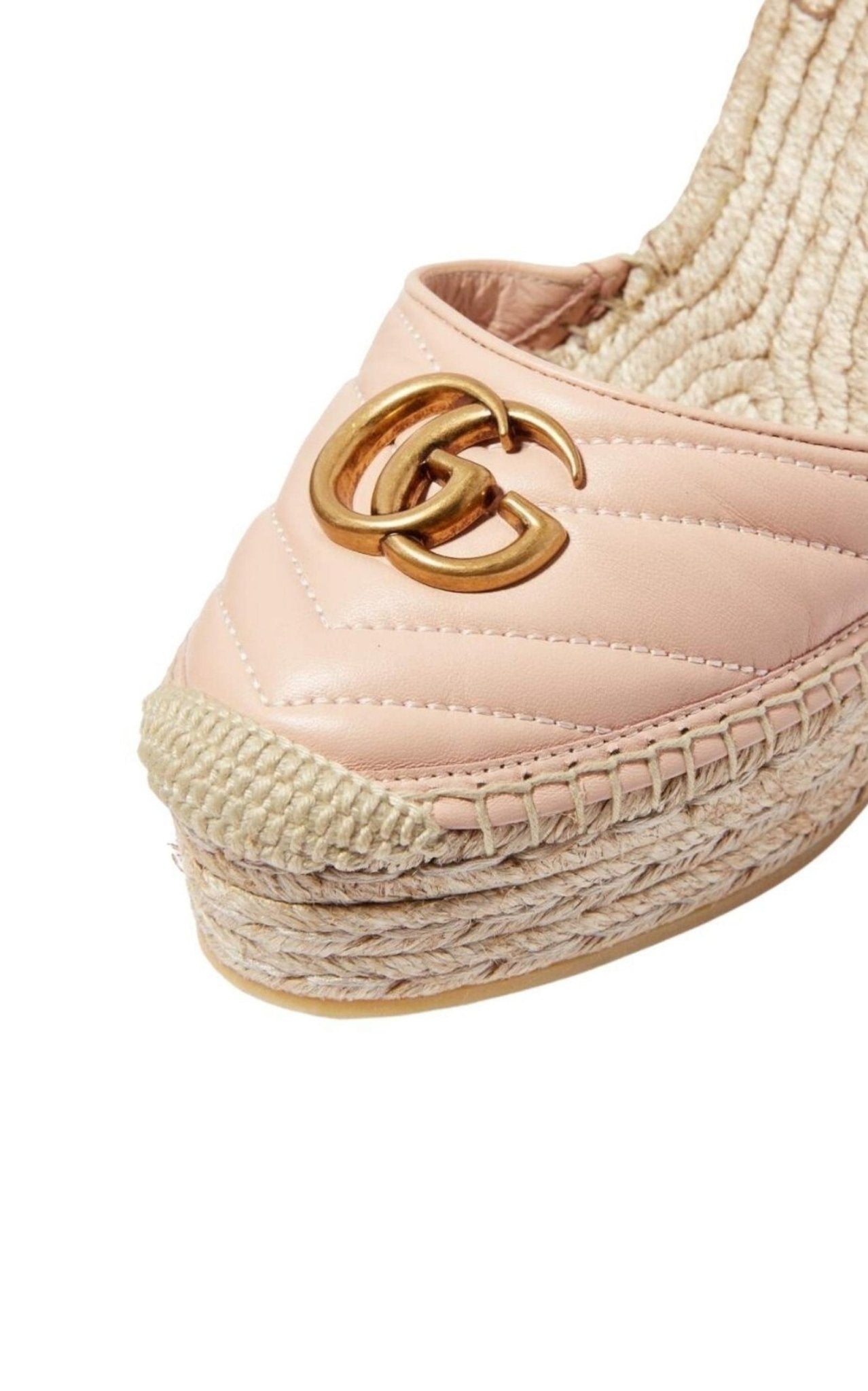 Gucci Leather Matelassé Platform Espadrilles - Runway Catalog