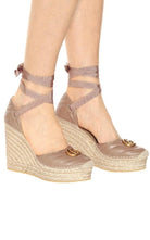 Gucci Leder-Plateau-Espadrilles – Laufsteg-Katalog