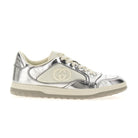 Gucci Mac 80 Silver Leather Sneakers - Runway Catalog