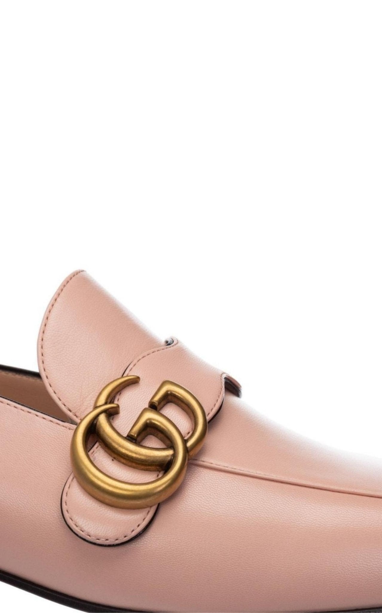 Gucci Marmont 25mm Leather Loafers - Runway Catalog