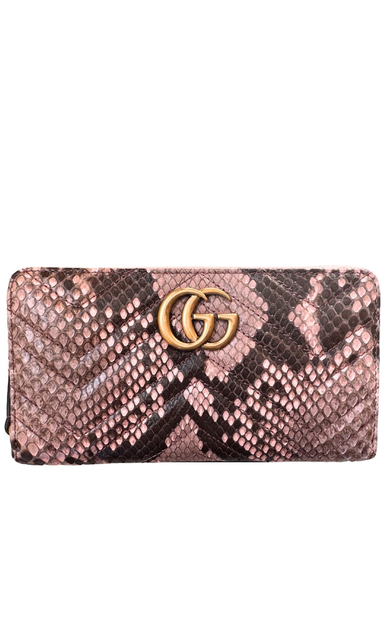Gucci Marmont Zip Around Pink Wallet – Runway Catalog