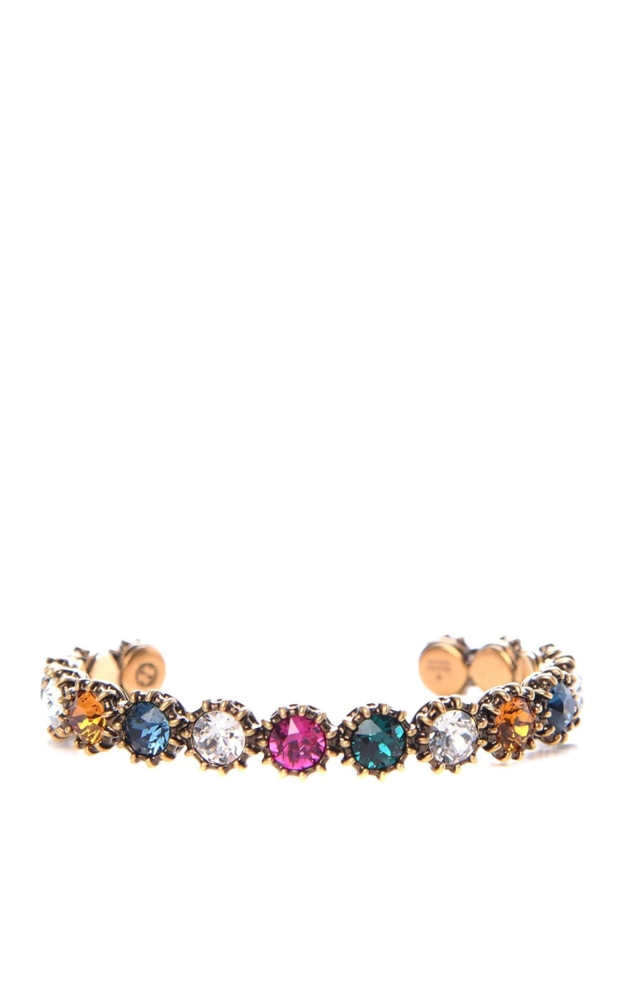 Gucci Metal Crystal Feline Cuff