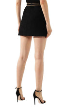 Mini-jupe en tweed mélangé de coton avec bordures métalliques Gucci - Catalogue défilé