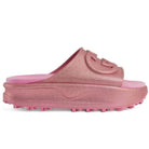Gucci Miami GG - Embossed Glittered Rubber Slides - Runway Catalog