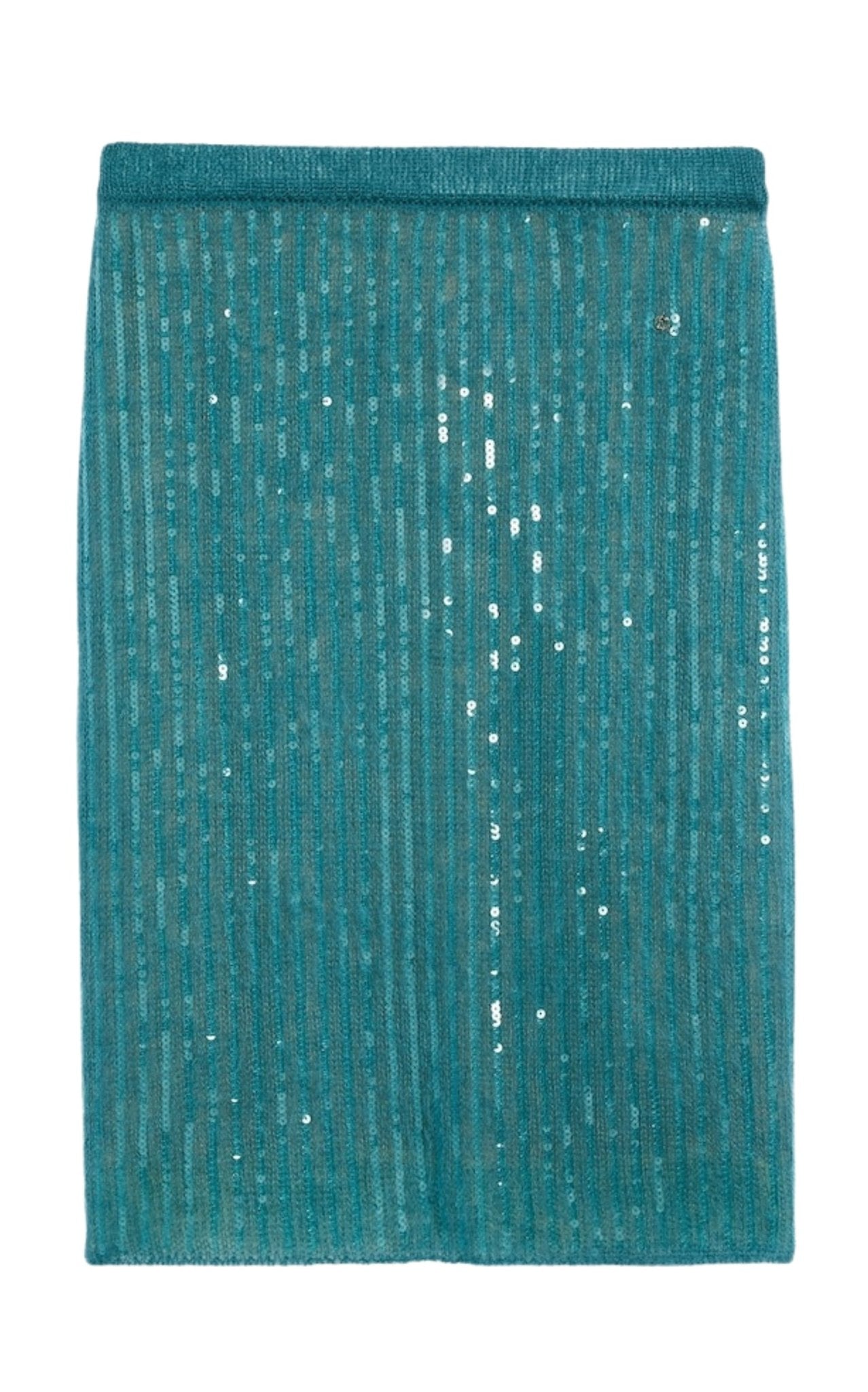 Gucci Mohair Silk Skirt With Interlocking G In Green - Runway Catalog