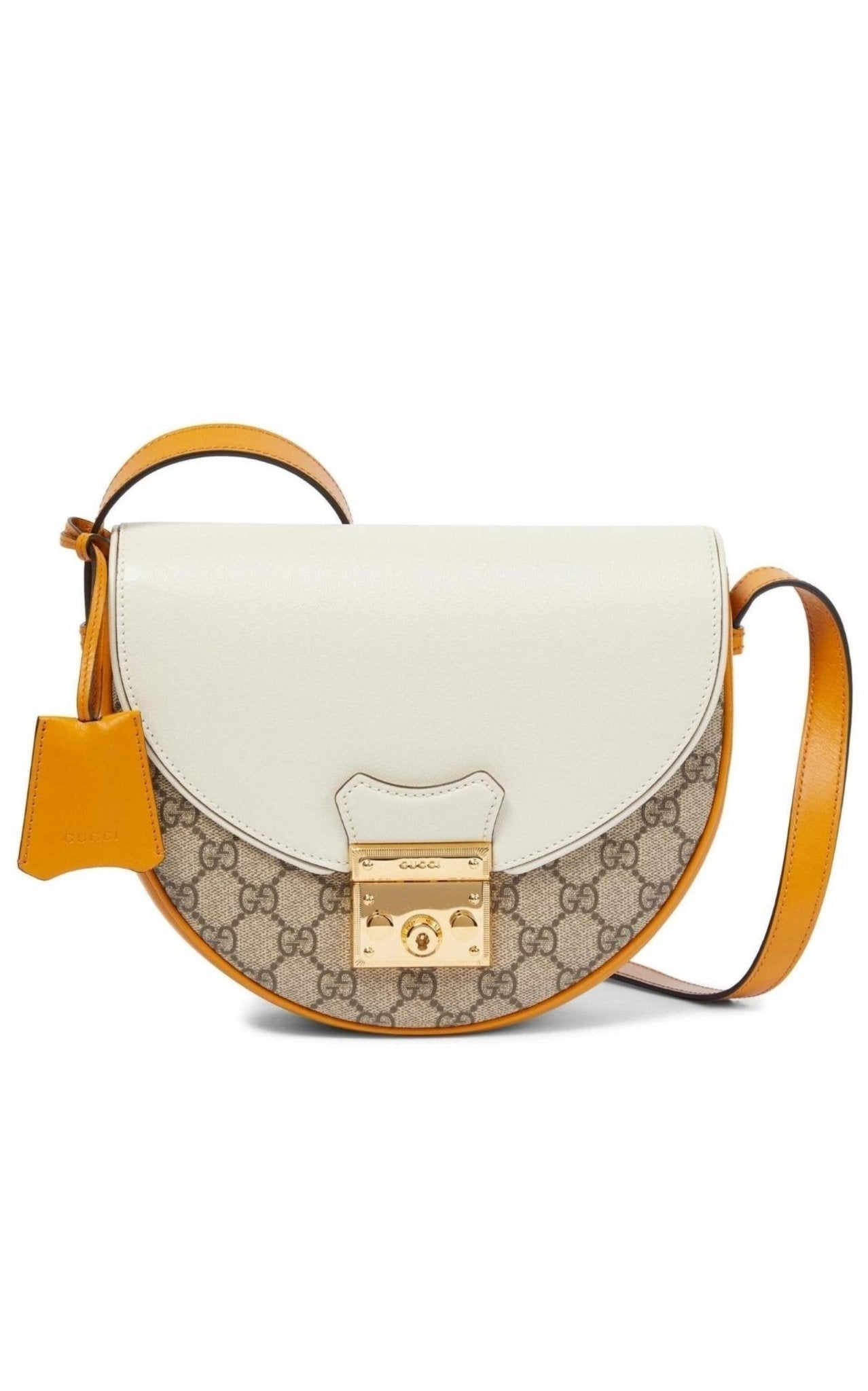 Gucci Natural Padlock GG Small Leather Shoulder Bag – Runway Catalog