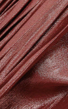 Robe asymétrique à une épaule en lamé Gucci - Catalogue défilé