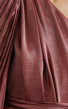 Robe asymétrique à une épaule en lamé Gucci - Catalogue défilé