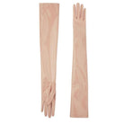 Gucci Opera Beige Patent Leather Gloves - Runway Catalog