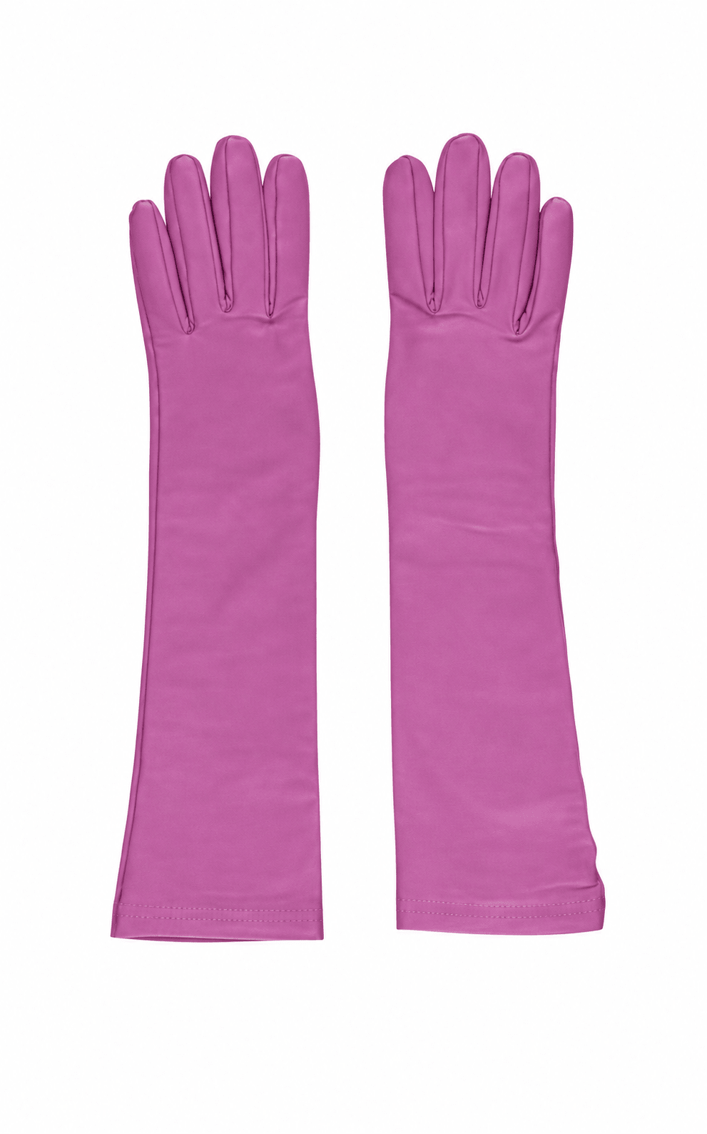 Gucci Opera FUschia Leather Gloves - Runway Catalog