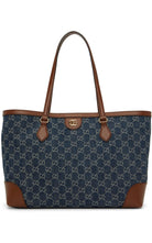 Gucci Ophidia GG Denim Medium Shopping Tote - Runway Catalog