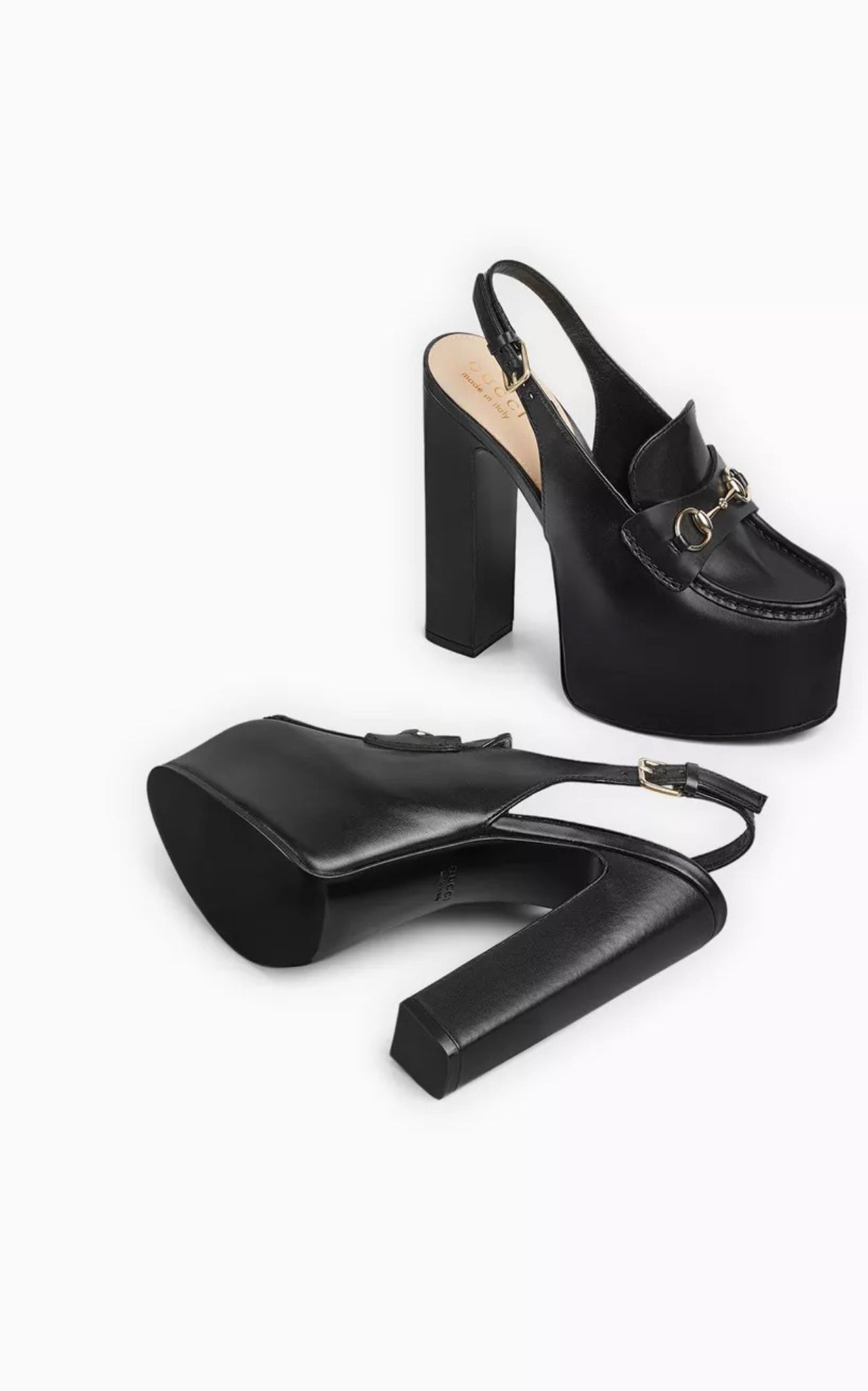 Gucci Ottavia GG Platform Pumps 145mm