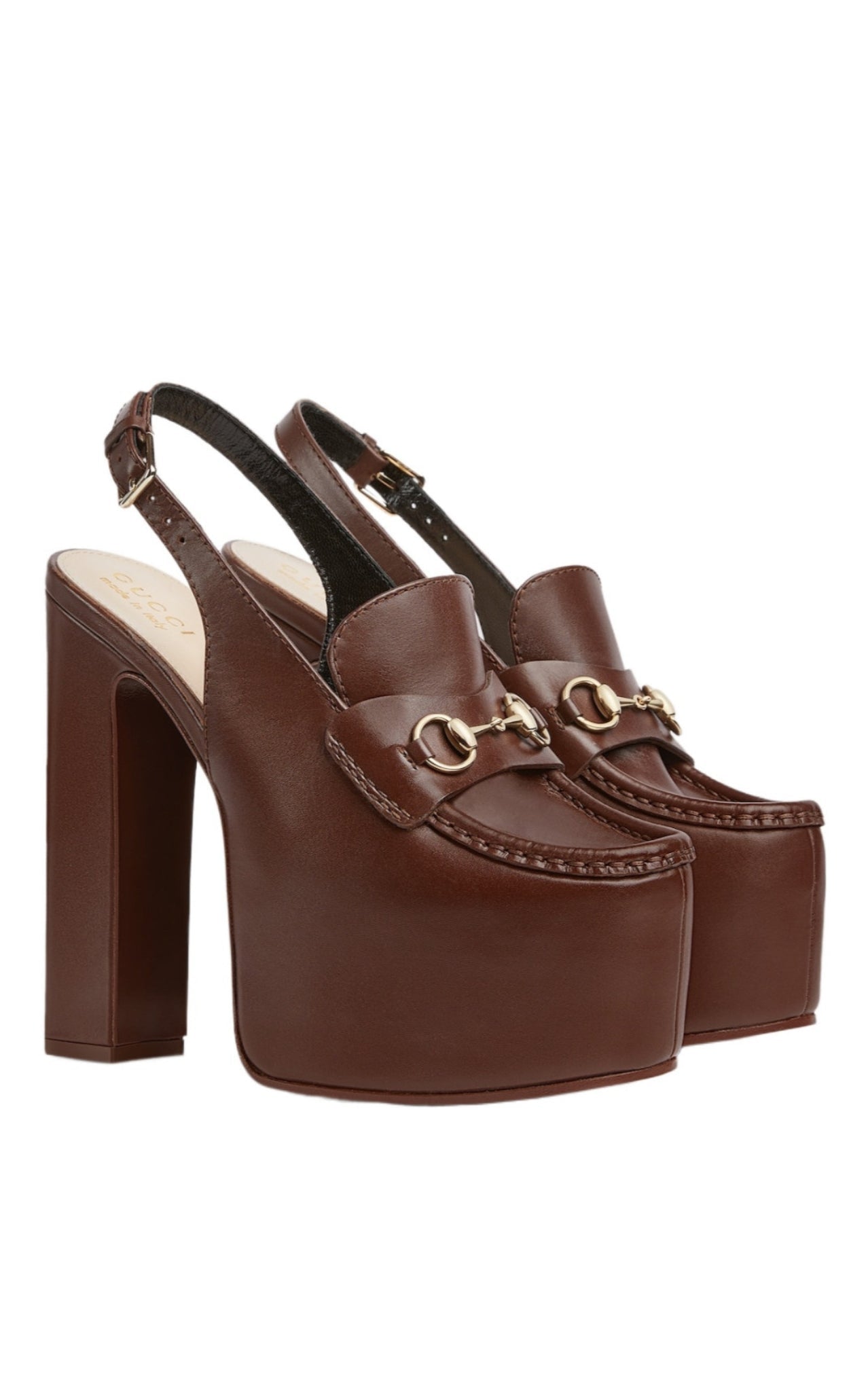 Gucci Ottavia GG Platform Pumps 145mm - Runway Catalog