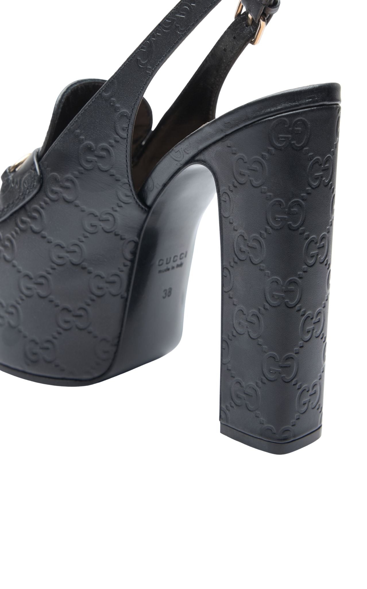 Gucci Ottavia GG Platform Pumps 145mm