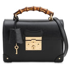Gucci Padlock Small Bamboo Black Shoulder Bag - Runway Catalog