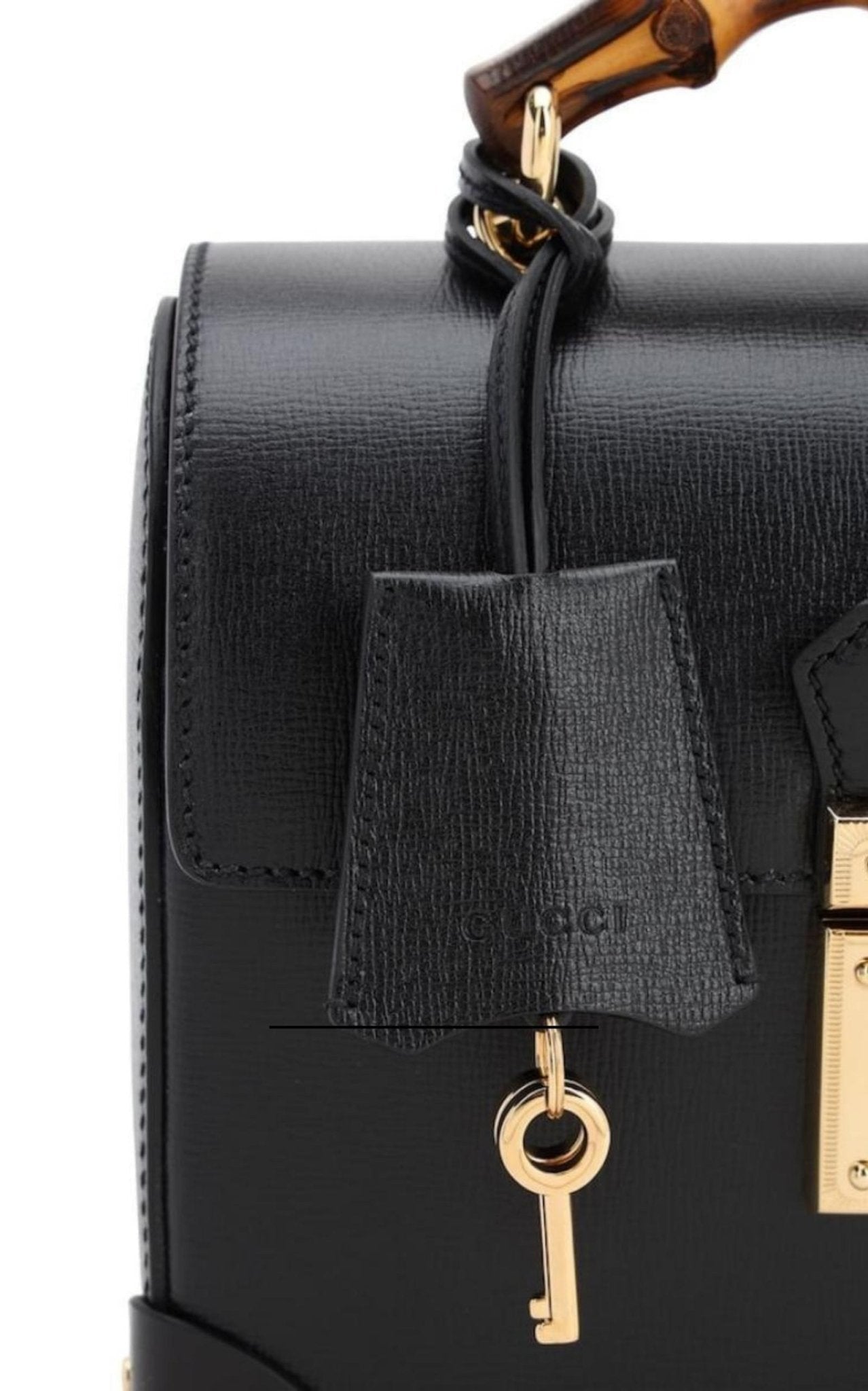 Gucci GG Marmont Matelassé Bamboo Handle Shoulder Bag
