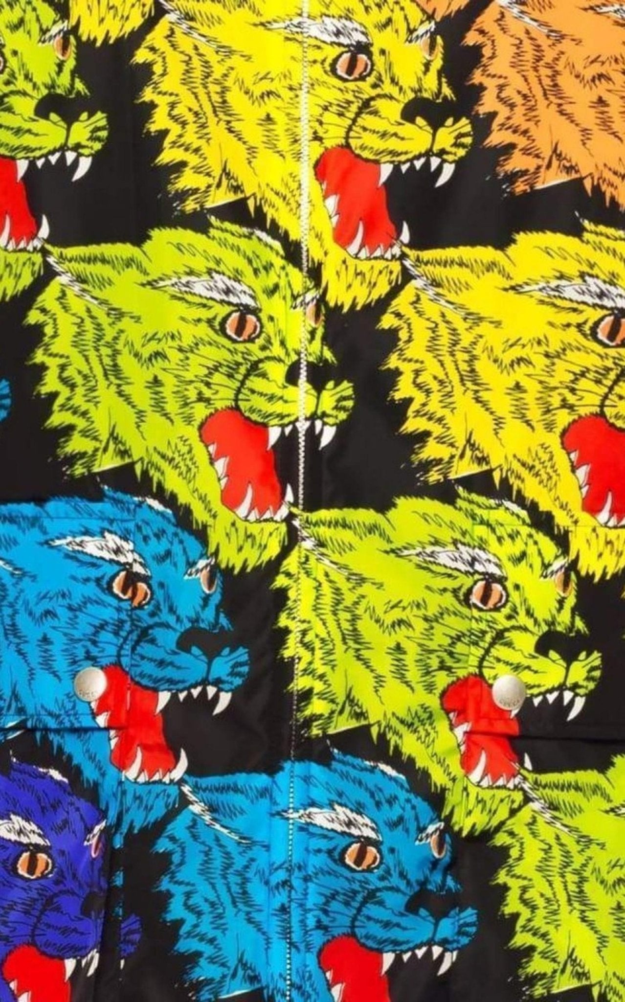 Gucci Panther Face Nylon Jacket