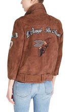 Gucci Patches Embroidered Suede Jacket - Runway Catalog