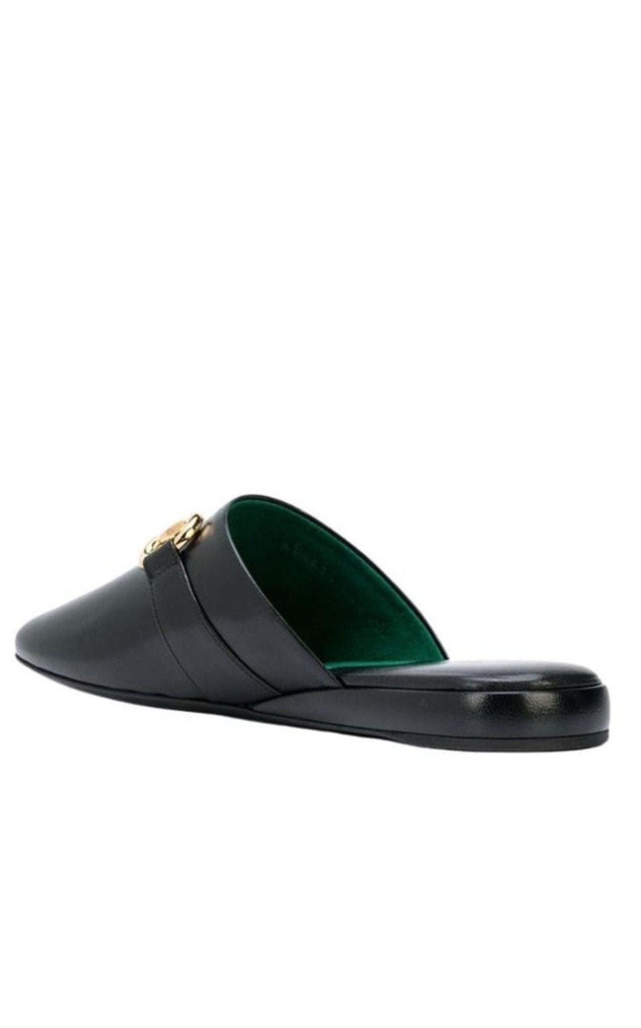 Gucci Pericle Horsebit Leather Slippers - Runway Catalog