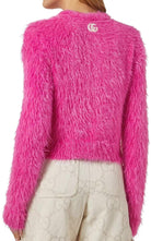 Gucci Pink Brushed Wool Cardigan - Runway Catalog